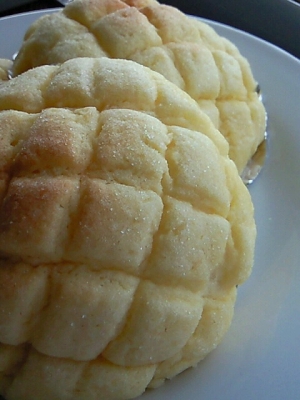 ふわふわ がっつり大きめメロンパン レシピ 作り方 By もも 楽天レシピ ふわふわ がっつり大きめメロンパン レシピ 作り方 By もも 楽天レシピ