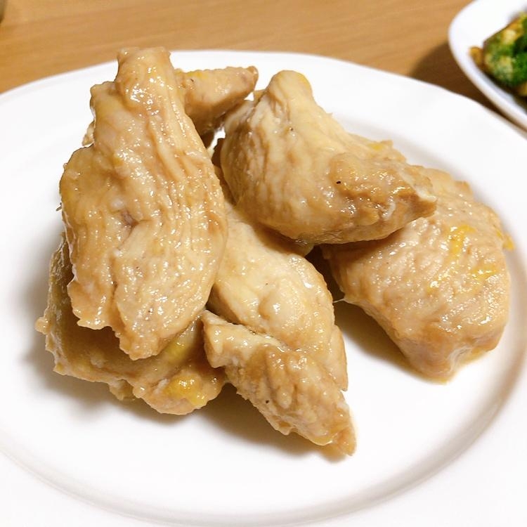 鶏むね肉のマーマレード焼き★*。