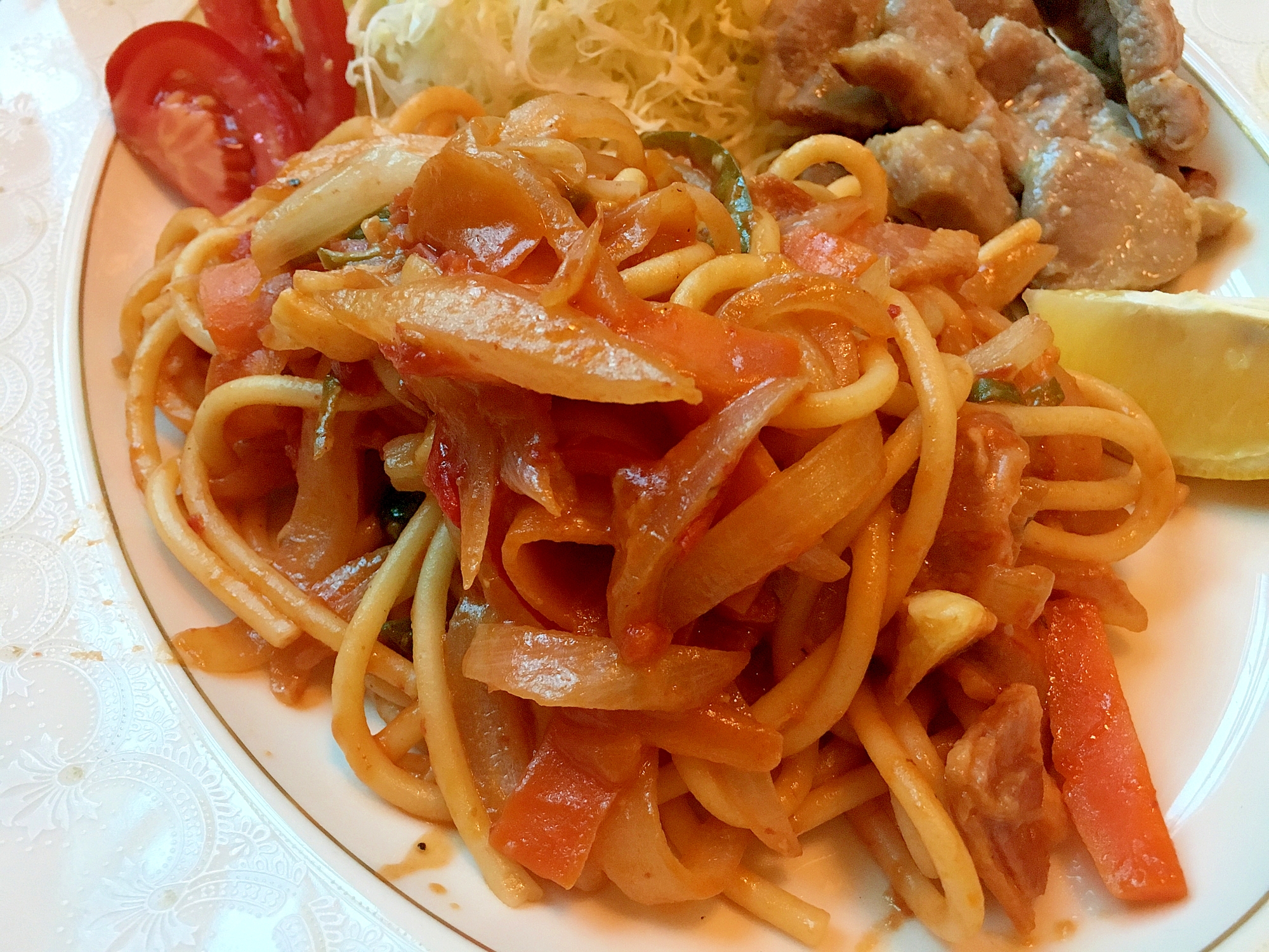 ブカティーニで面白食感ナポリタン レシピ 作り方 By アイール 楽天レシピ ブカティーニで面白食感ナポリタン レシピ 作り方 By アイール 楽天レシピ