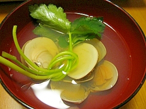お祝いの食事にそえたい 蛤 はまぐり のお吸い物 レシピ 作り方 By 信州ポーク 楽天レシピ