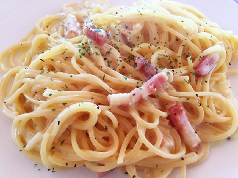 とろけるチーズを使って！濃厚カルボナーラ レシピ・作り方 by たか