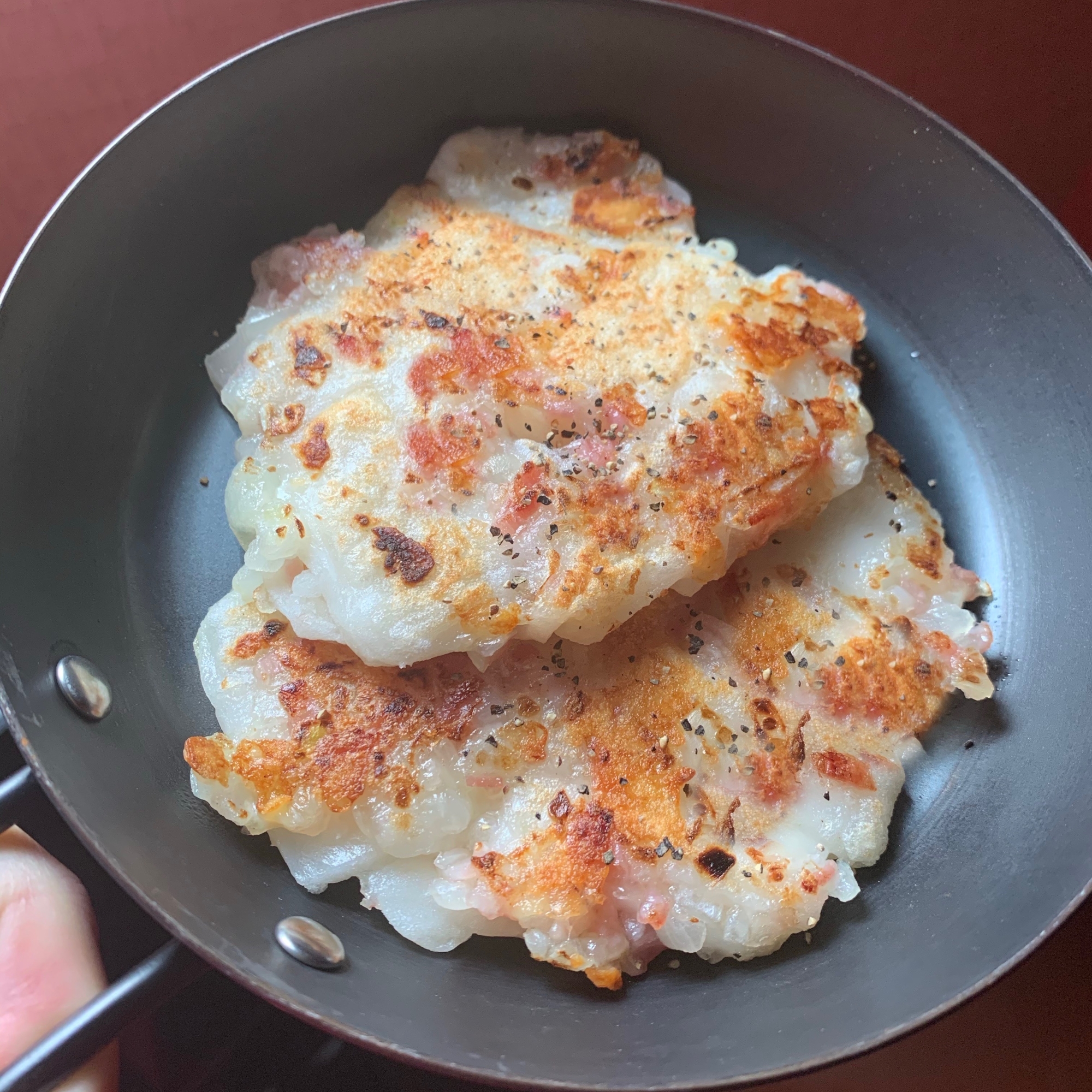 あつくっく　ポリ袋で簡単　餅チーズ焼