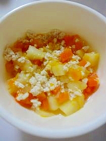 鶏ひき肉と野菜の煮物 離乳食中期 レシピ 作り方 By Bebeko611 楽天レシピ 鶏ひき肉と野菜の煮物 離乳食中期 レシピ 作り方 By Bebeko611 楽天レシピ