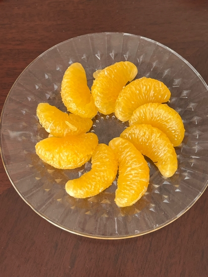 伊予柑を無駄なく剥く方法