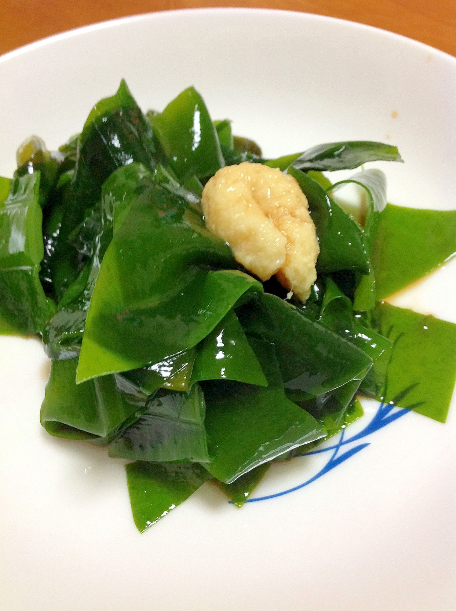 生わかめ生姜酢醤油和え