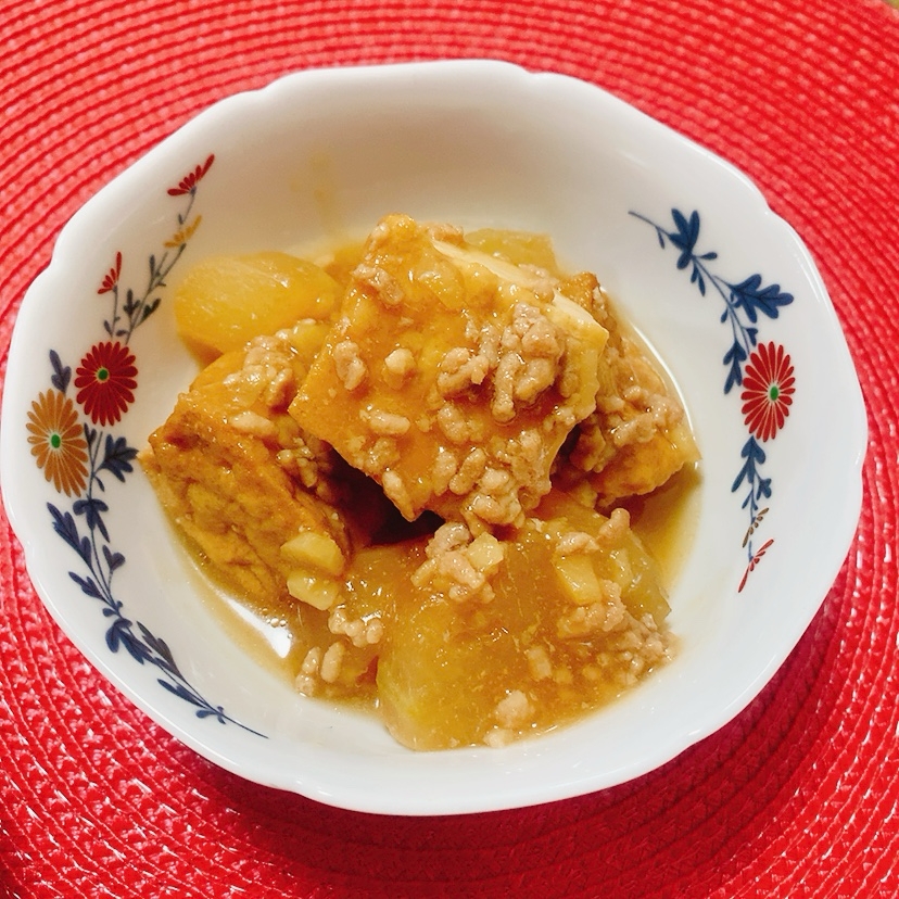 冬瓜そぼろ煮☆.*・゜