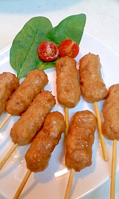 鶏のつくね串 レシピ 作り方 By ジョンとポーク 楽天レシピ