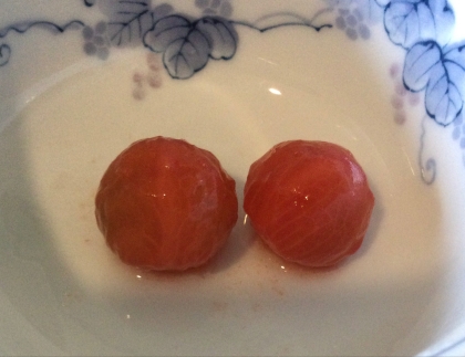 【簡単】ミニトマトの湯むき方