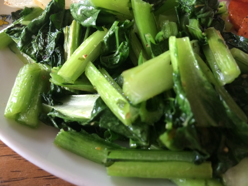 ターサイのマジックソルト炒め