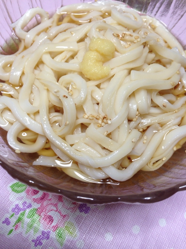 シンプル♪シンプル♪簡単冷やしうどん(*^^*)