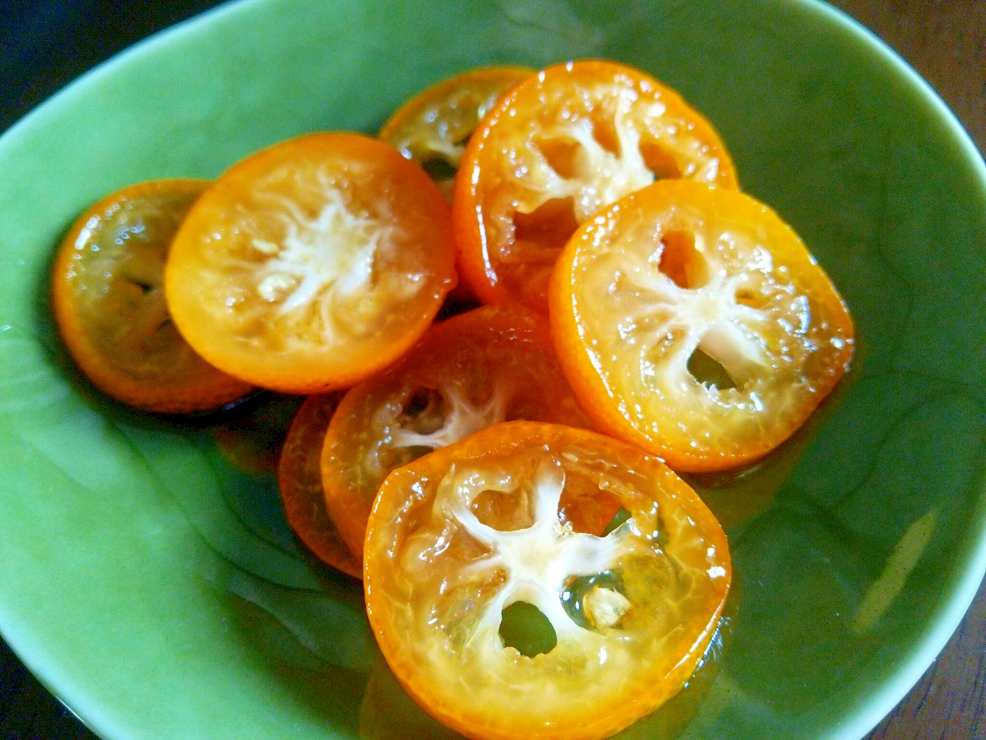 金柑のメープルシロップ漬け