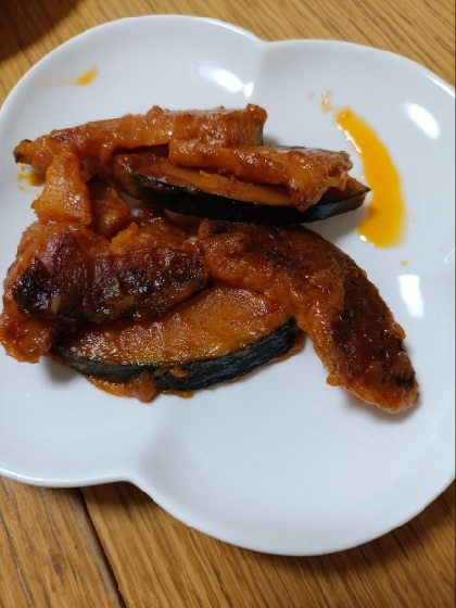 レンジで簡単★カボチャのチーズ焼き