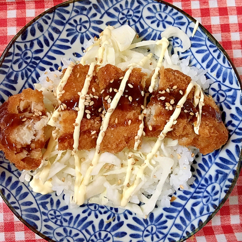 白身魚フライの丼☆