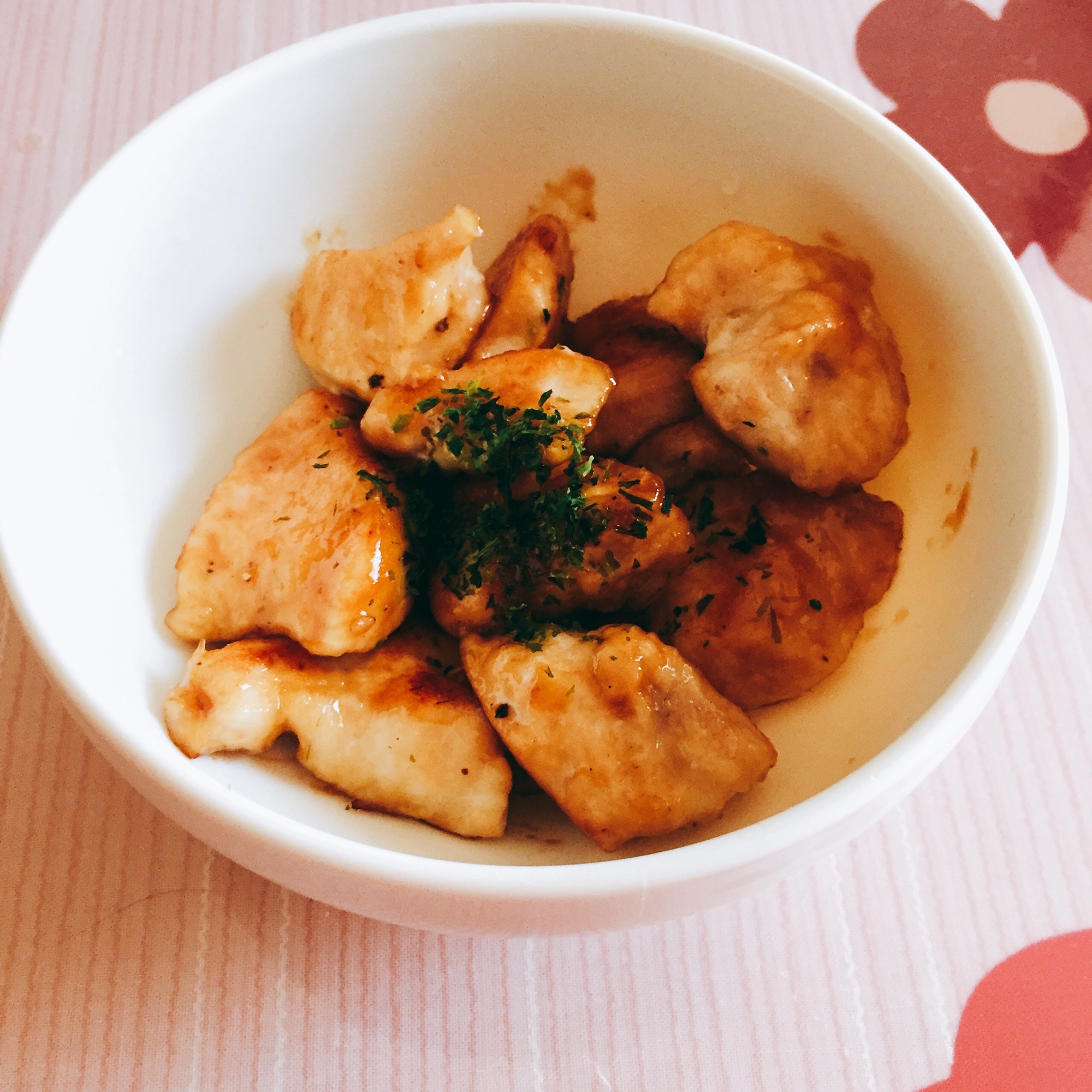 お弁当に♬ 鶏胸肉の甘辛炒め