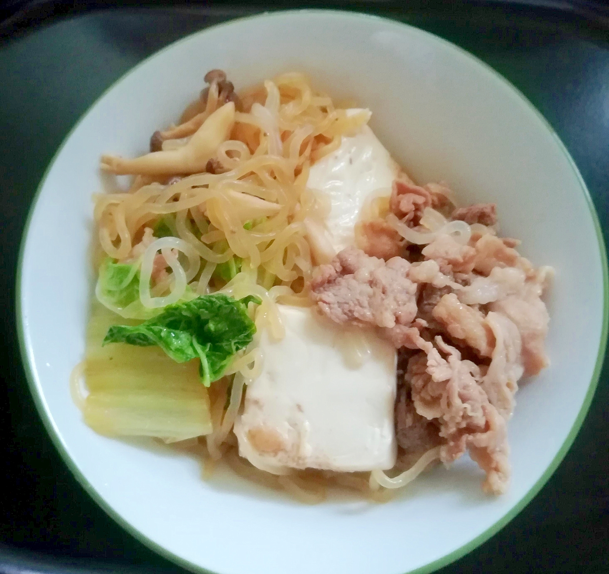 簡単に肉豆腐