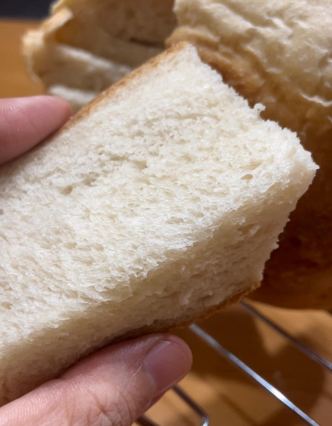 HBで簡単！ふわふわもちもち食パン