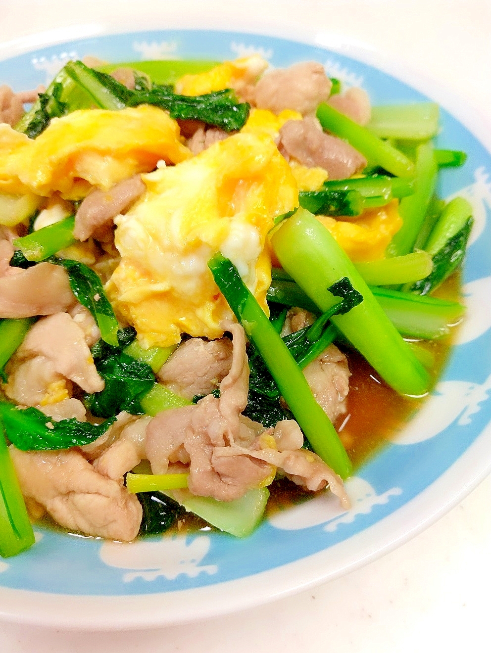 簡単 豚肉 小松菜 炒り卵の甘辛タレ炒め レシピ 作り方 By Acchan66 楽天レシピ 簡単 豚肉 小松菜 炒り卵の甘辛タレ炒め レシピ 作り方 By Acchan66 楽天レシピ