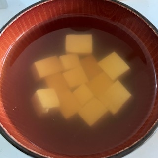 豆腐の生姜すまし汁