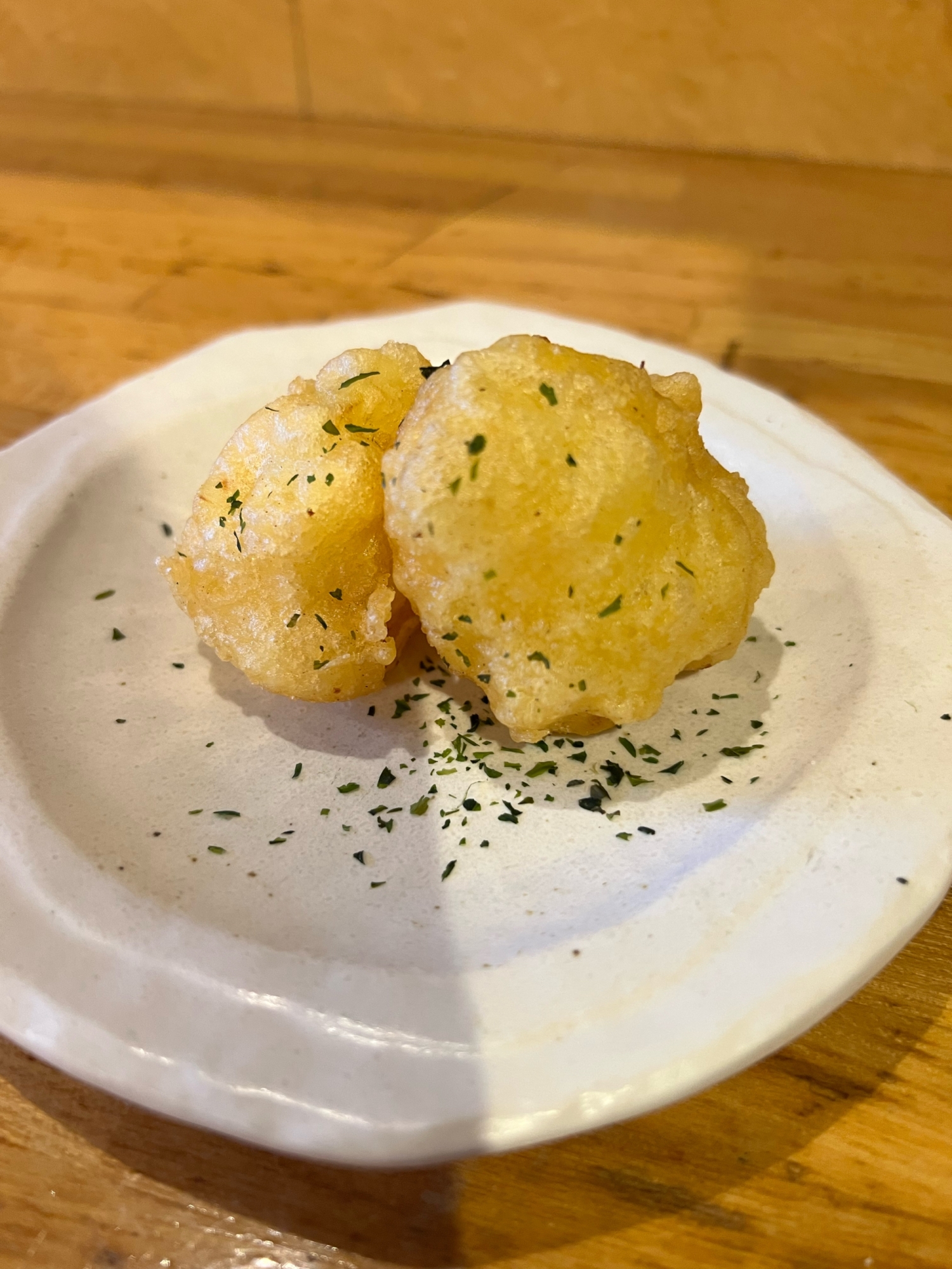 新じゃが！カリっとホクホクじゃが天