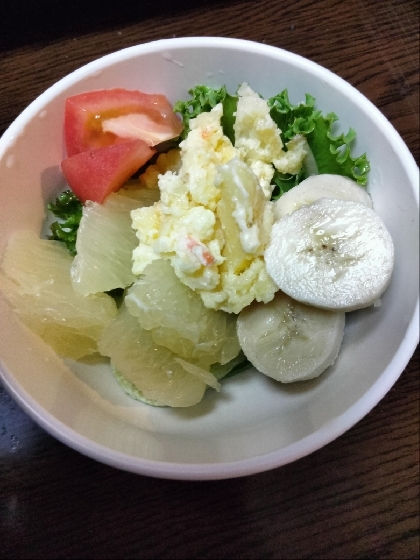 秋フルーツ♪ポテトサラダ♡