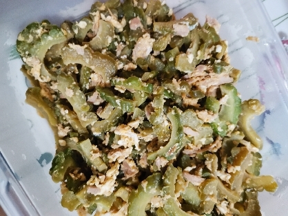 豆腐なし！シンプル簡単♡ゴーヤチャンプル