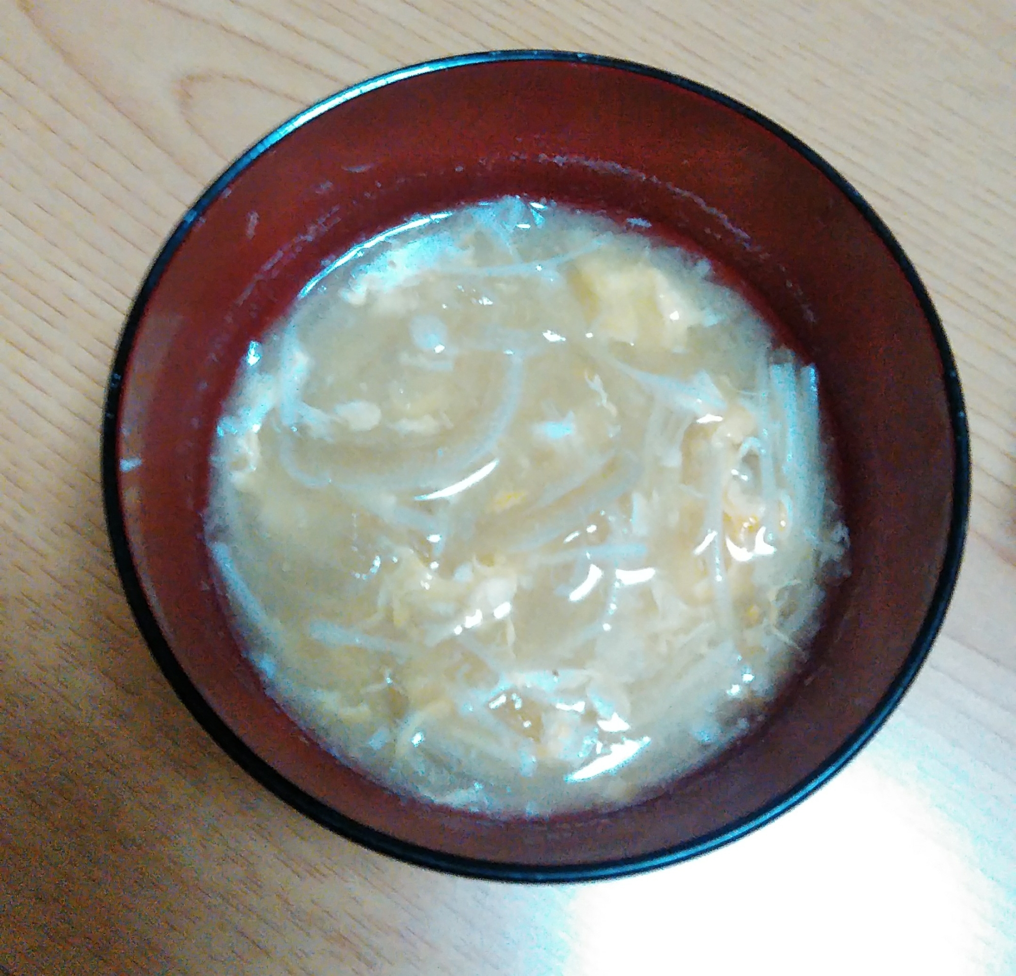 えのきのかき玉味噌汁