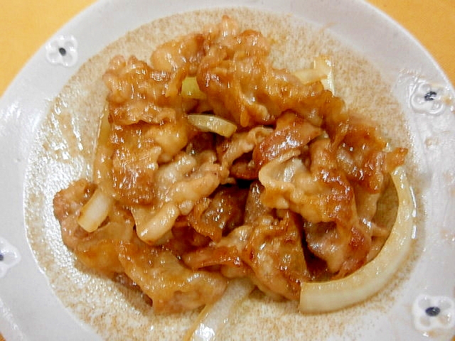 豚バラ肉のしょうが焼き