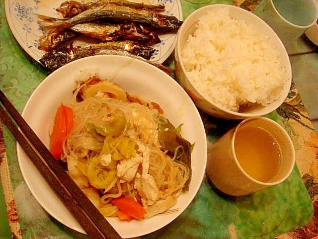ある日の夕食 鍋料理とお魚 レシピ 作り方 By おんぷ 楽天レシピ