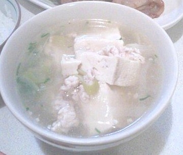 豆腐と大根のスープ