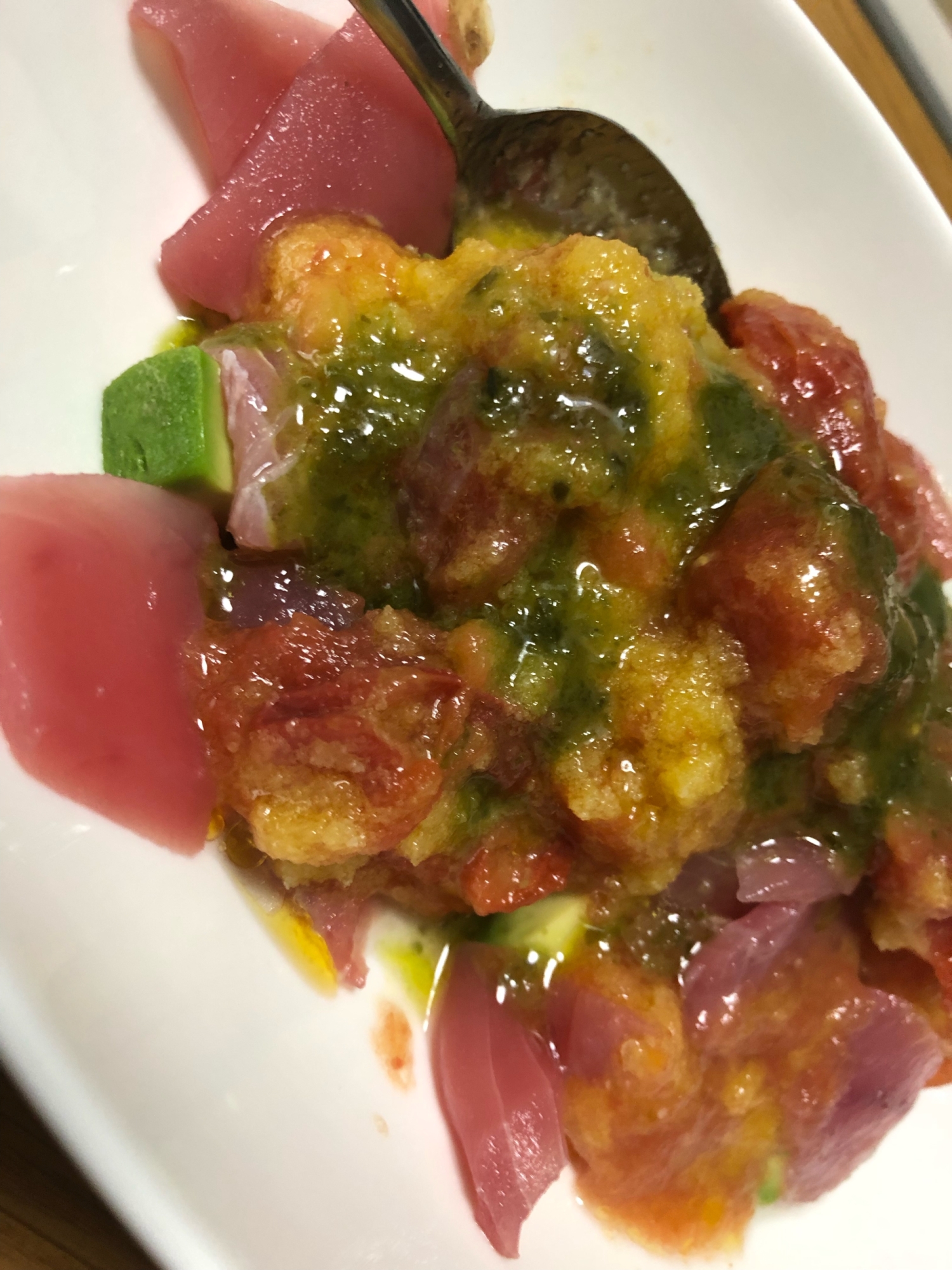 オリーブオイル漬けトマトかけアボカド マグロ レシピ 作り方 By 鷹cook 楽天レシピ オリーブオイル漬けトマトかけアボカド マグロ レシピ 作り方 By 鷹cook 楽天レシピ