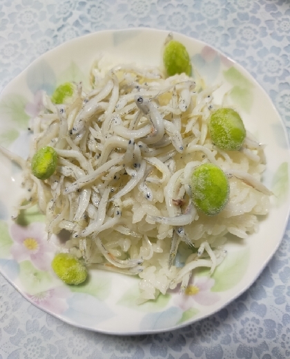 時短♪枝豆しらすご飯