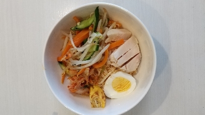 ビビン麺に載せました！美味しかったー！！