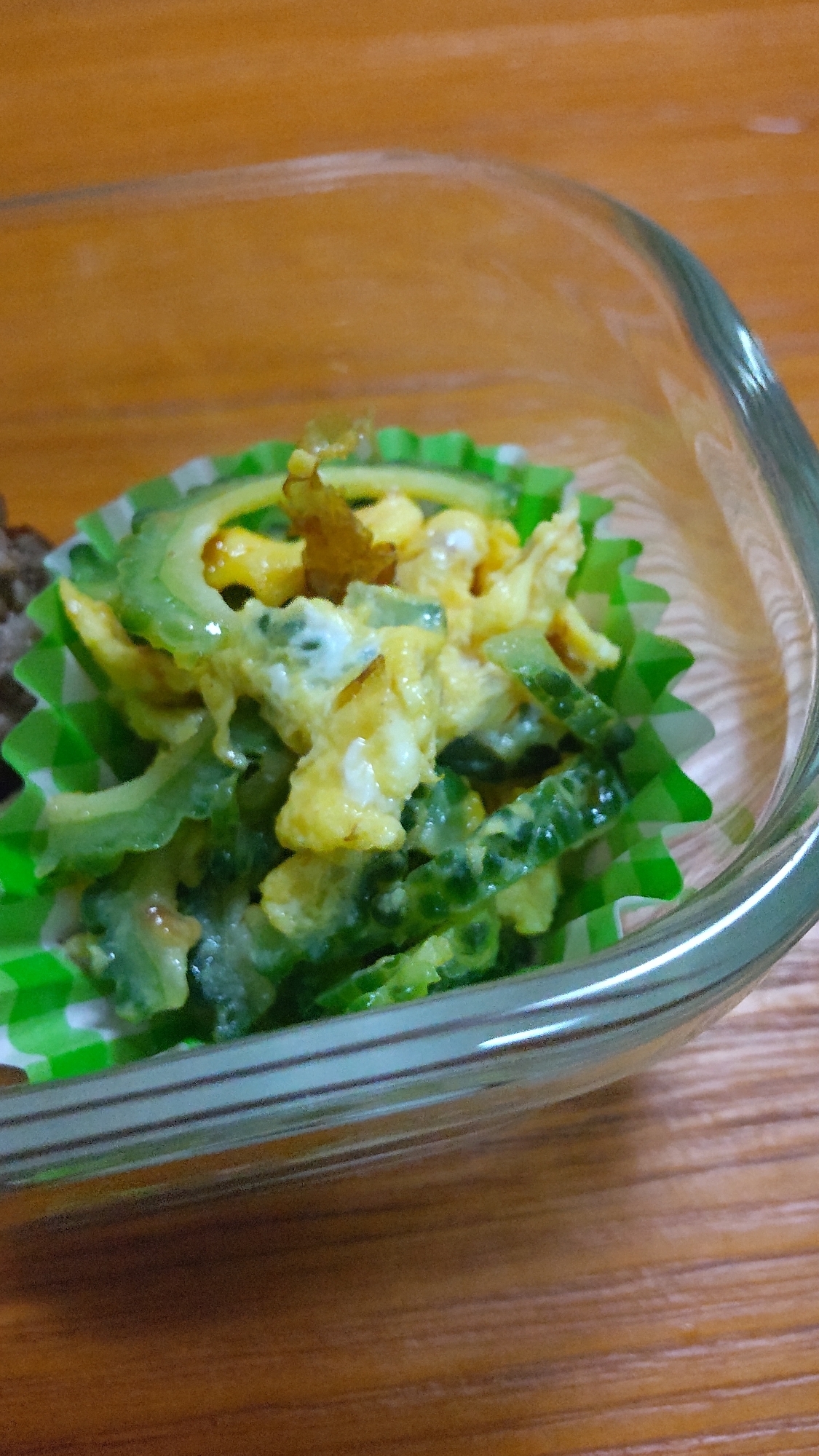 ゴーヤと卵のシンプルチャンプルー☆