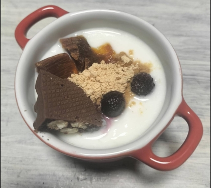 干し柿ヨーグルト