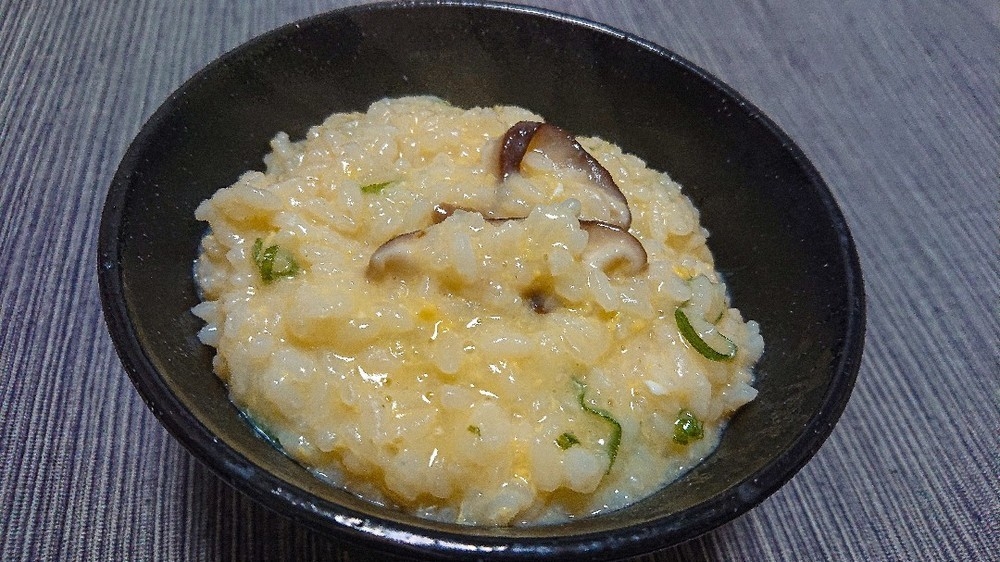 発熱で食欲のない時に!白だしで簡単おじや