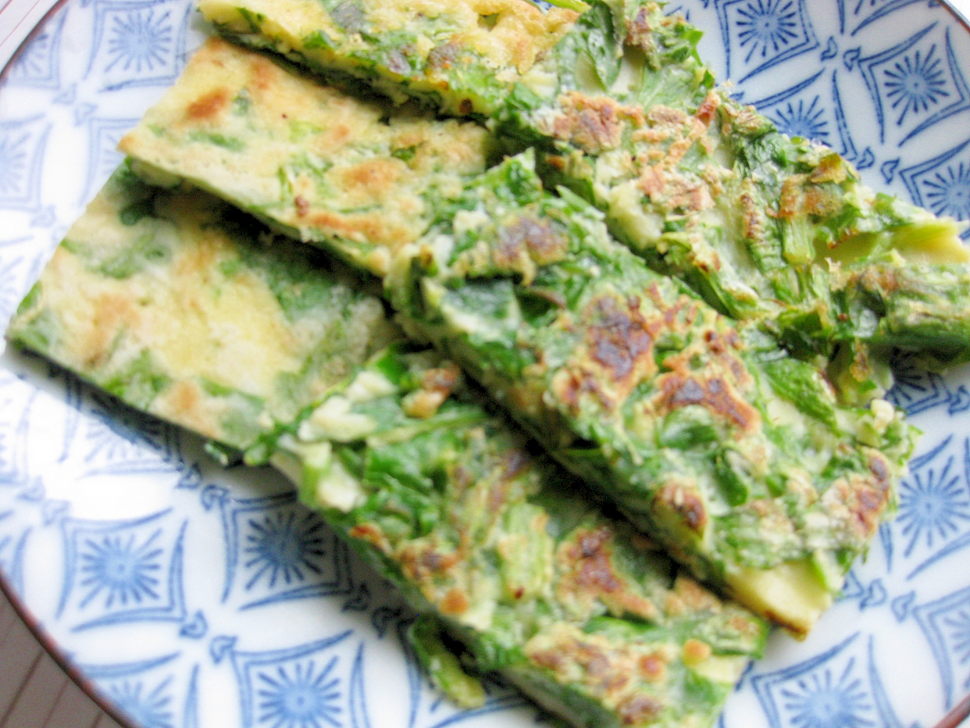 家計に嬉しい節約レシピ!セロリの葉でチヂミ