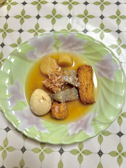 電気圧力鍋で味がしみ込みおでん