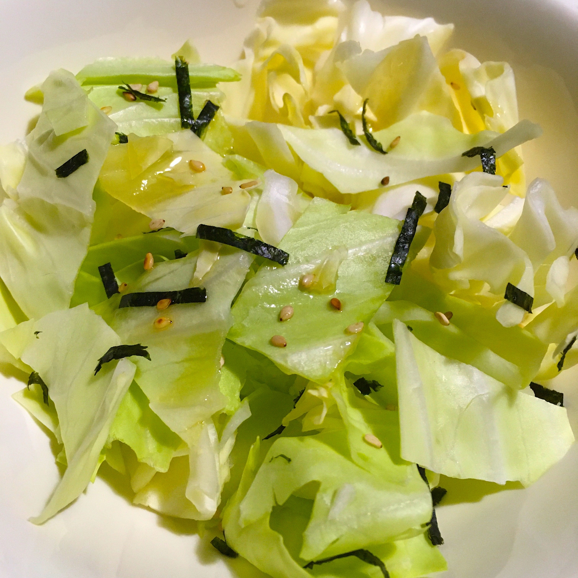 ごま油香る ざく切りキャベツのサラダ レシピ 作り方 By りし 楽天レシピ