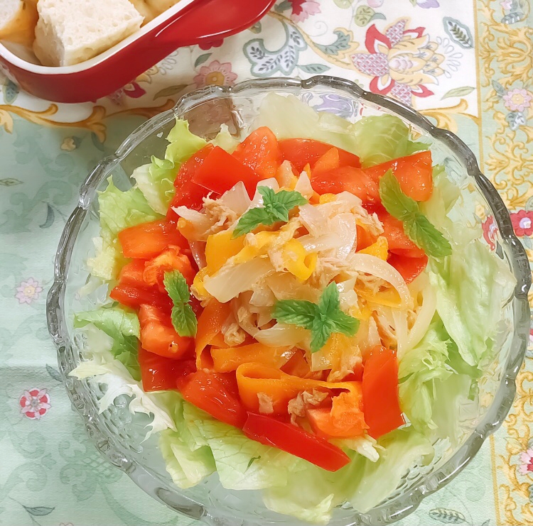 レンジで簡単♪我が家のお気に入りのマリネサラダ♪