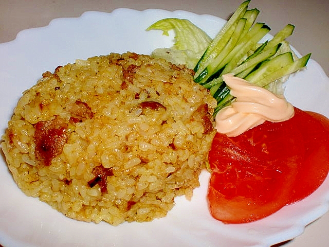 カレーパウダーで作るパラッとドライカレー