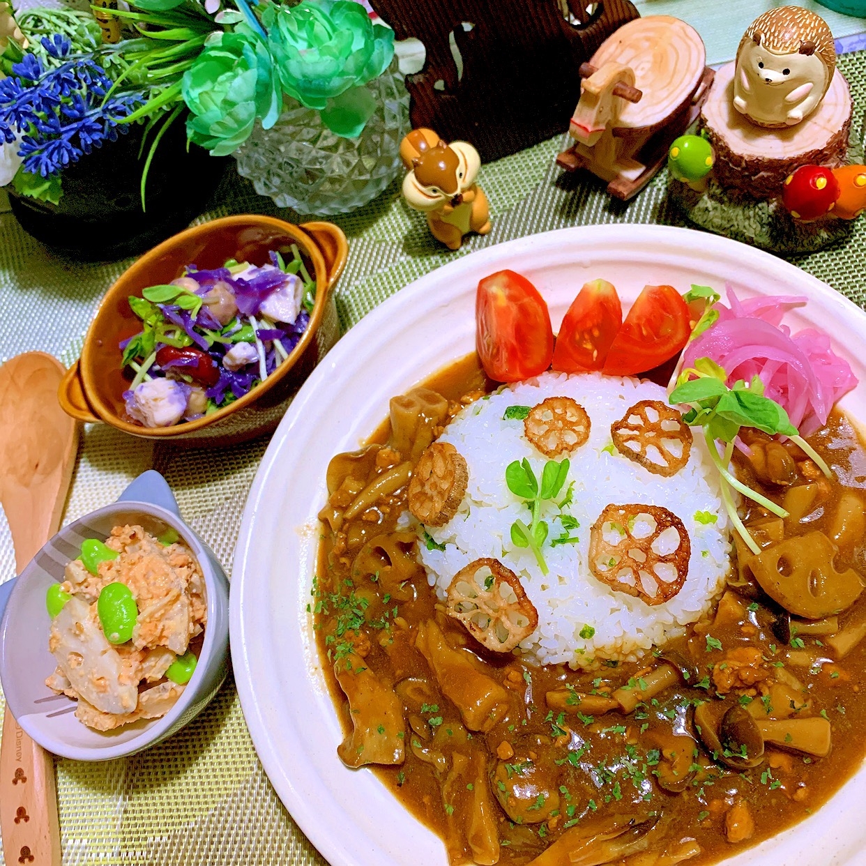 冷めても美味しい茸と根菜の和風カレー