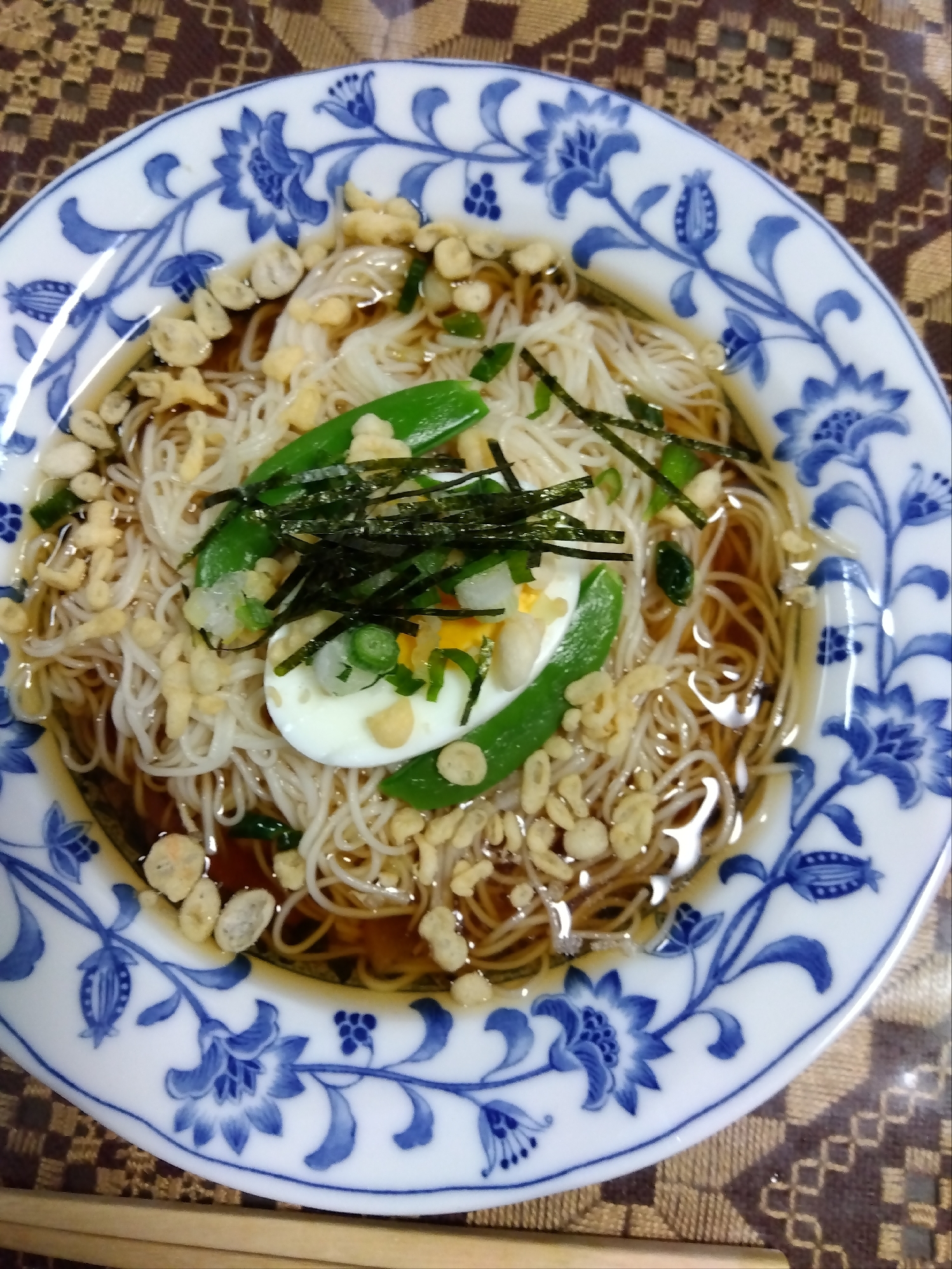 冷やしたぬきそうめん