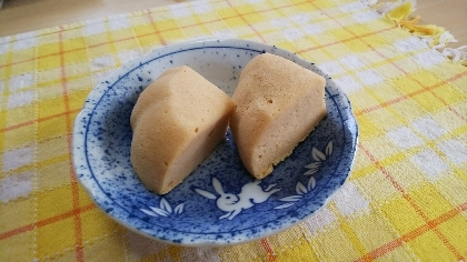 糖質制限低カロリー☆レンジでおから蒸しパン