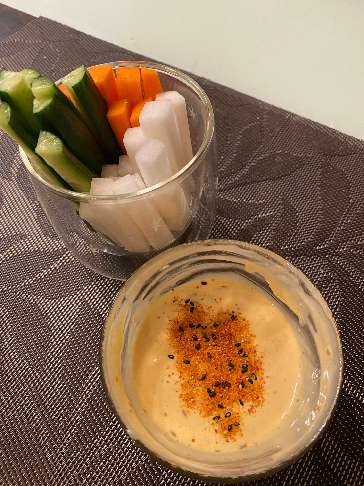 セブンを再現 野菜スティック 味噌マヨディップ レシピ 作り方 By Kitchen Tktk 楽天レシピ