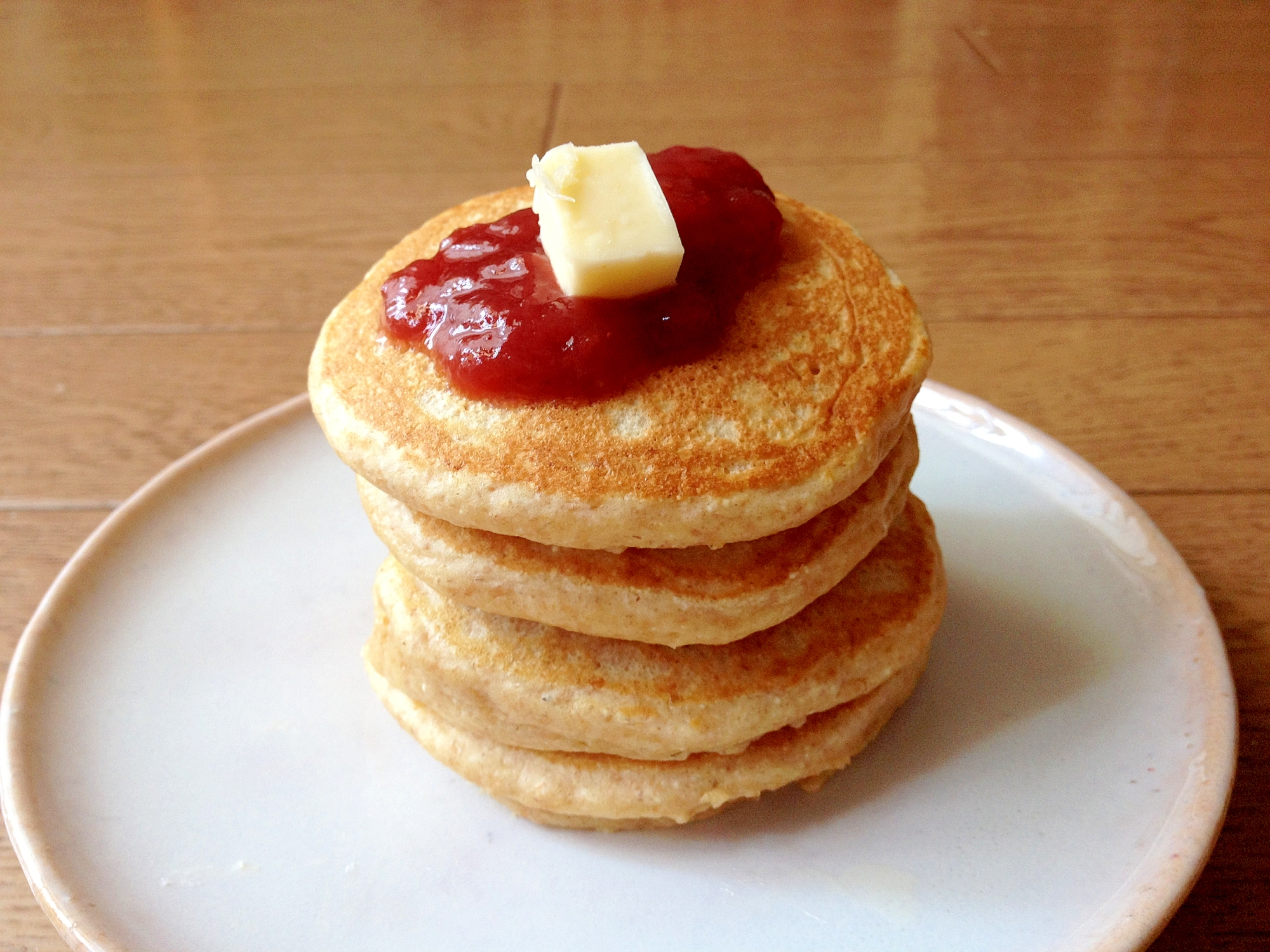 全粒粉のパンケーキ