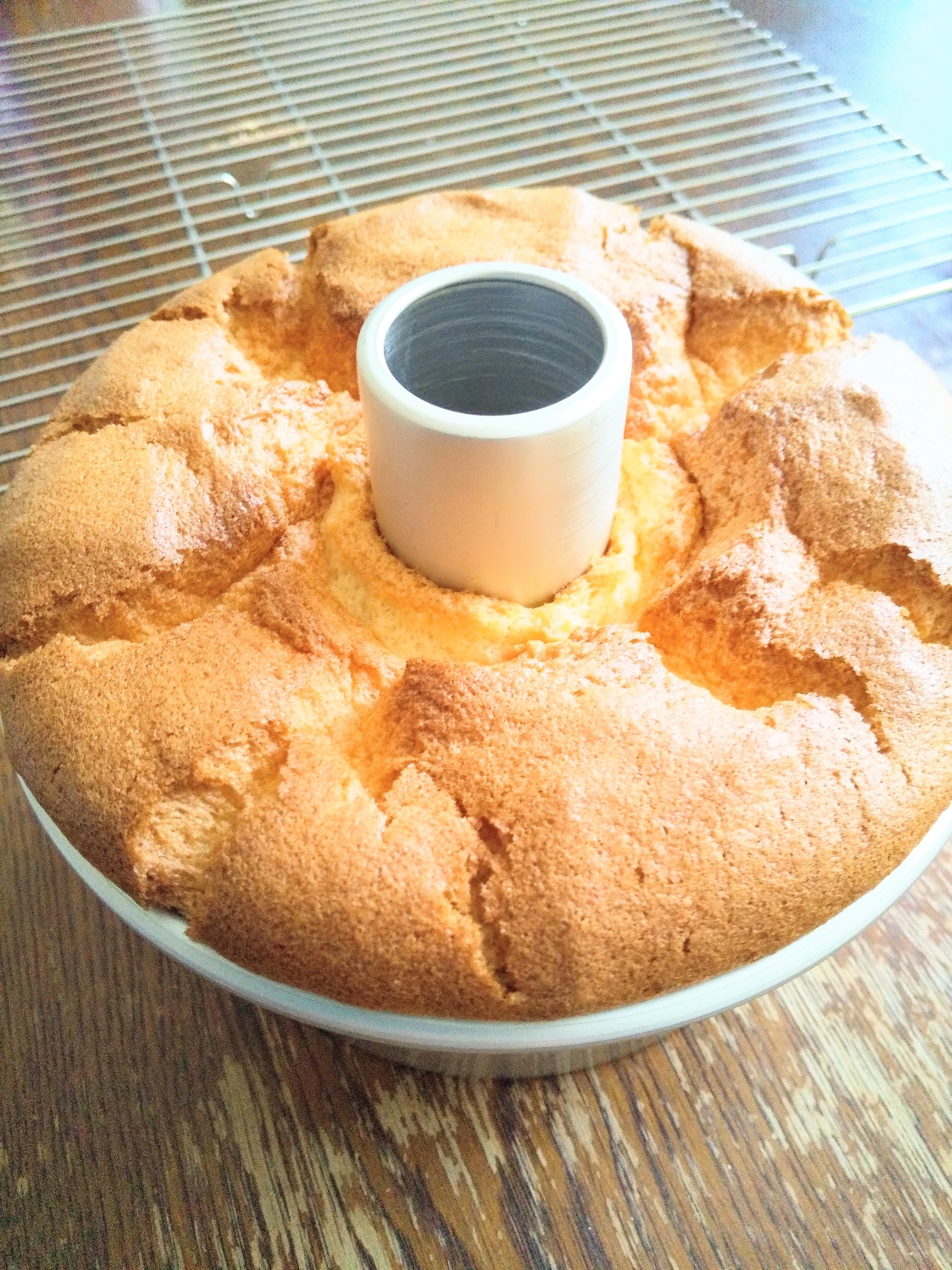 オレンジシフォンケーキ 17cm型の分量 レシピ 作り方 By おだマキ ショコラスキー 楽天レシピ