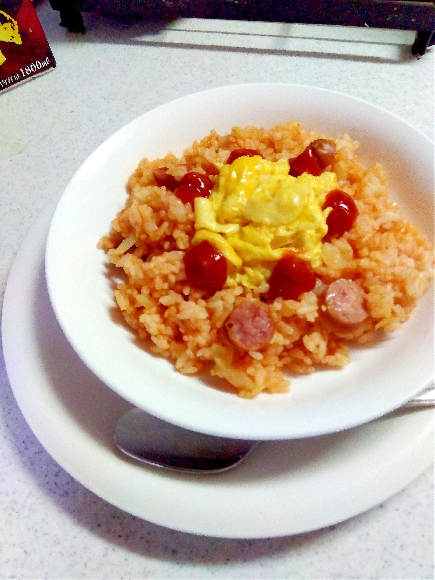 1人ランチや子供ランチに！スピードーナツオムライス