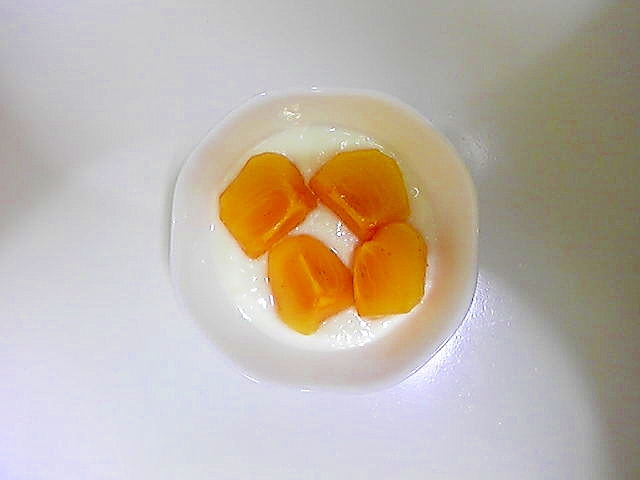 柿ヨーグルト 2