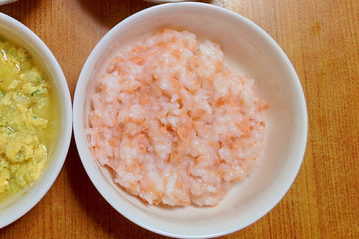 【離乳食】鮭ご飯