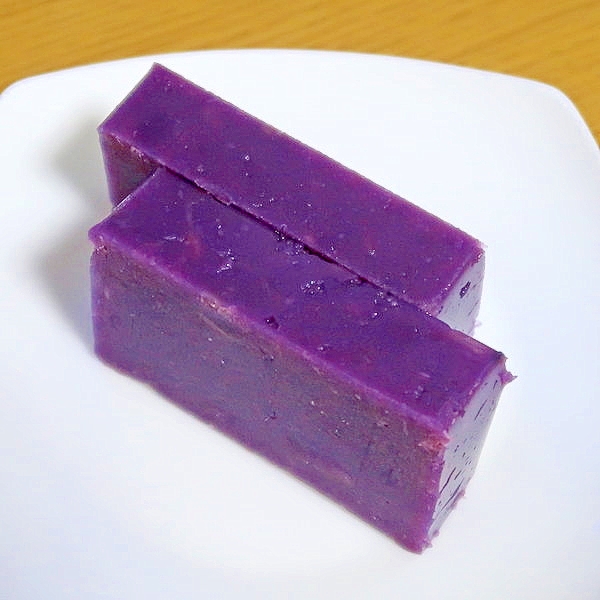 紫芋ようかん☆普通のさつまいもでも作れます